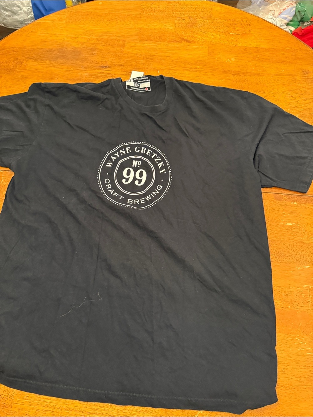 Wayne Gretzky No. 99 Craft Brewing Black Graphic Tee xxl